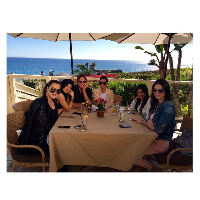 Family lunch #Bruce'sBDay #Malibu...
