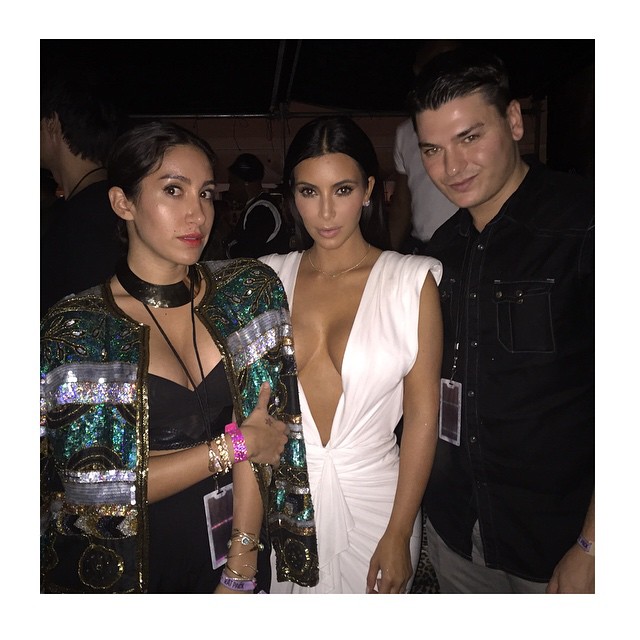 My Glam Gods for the night @jenatkinhair @makeupbymario...