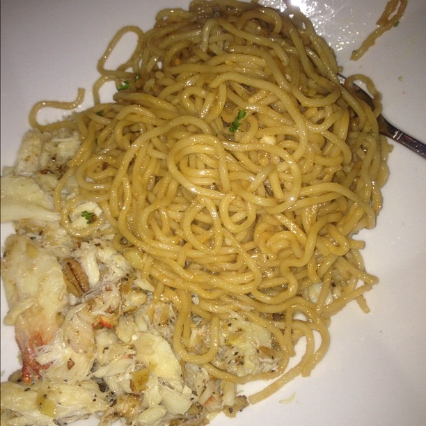 Garlic noodles #crustacean...
