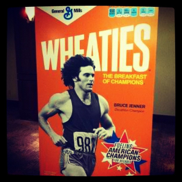 My dad is back on the wheaties box! He just revealed it today. So proud of you b...