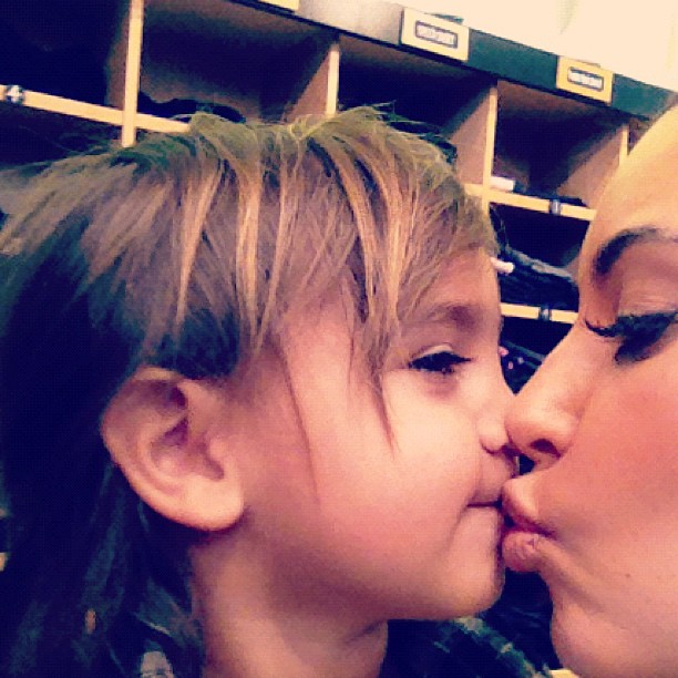 More Mason kisses...