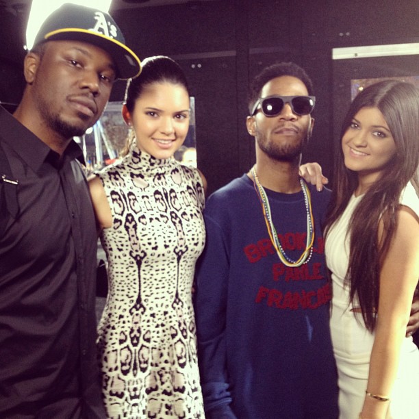 Kid Cudi stopped by the box. @stassiebabeyy...