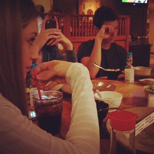 We usually talk....