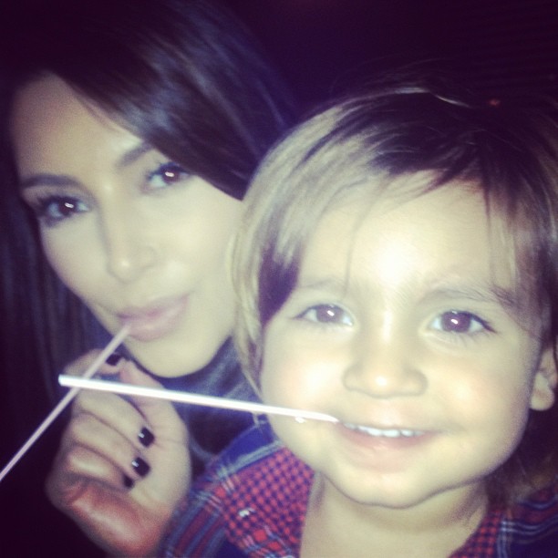 Took Mason & Bruce to dinner! Yummy...