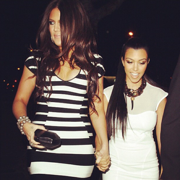 How sexy do @khloekardashian & @kourtneykardash look here!...