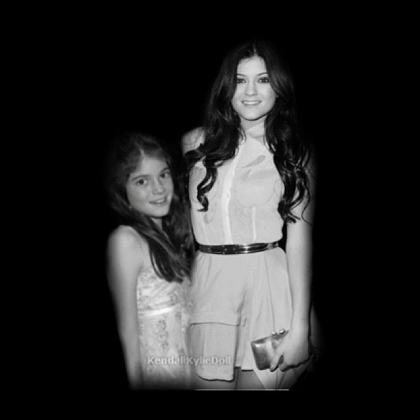 Hanging out with baby Kylie. 2007 & 2011...