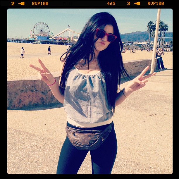 Fanny packin' it. ...