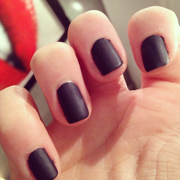 Matte nails ...