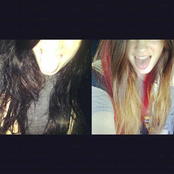 Black/Red--blonde...