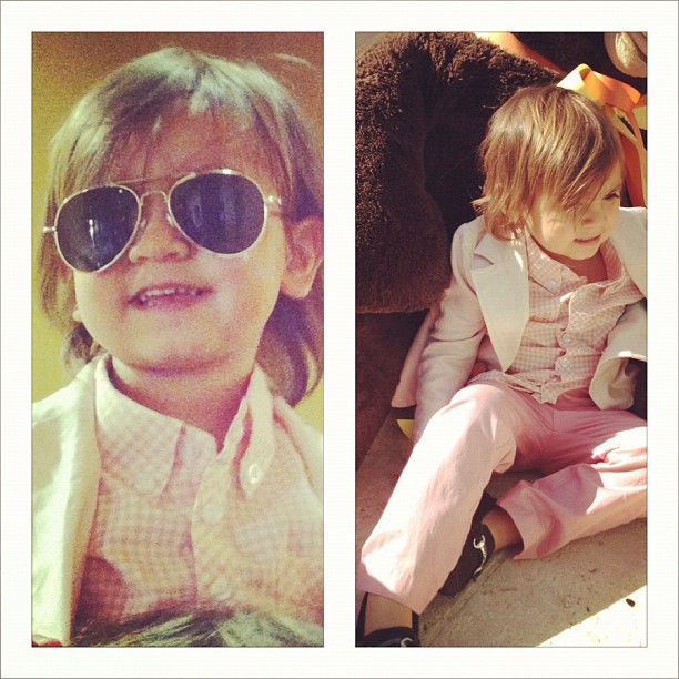 Mason's Easter look...