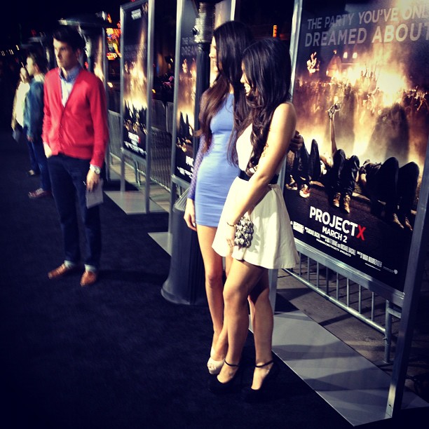 Project X premiere! The funniest movie. I did NOT stop laughing! You all need to...