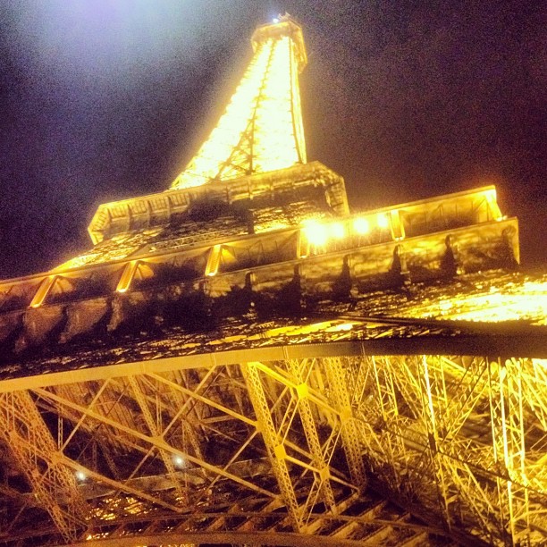 Stopped by the Eiffel Tower tonight! #magical...