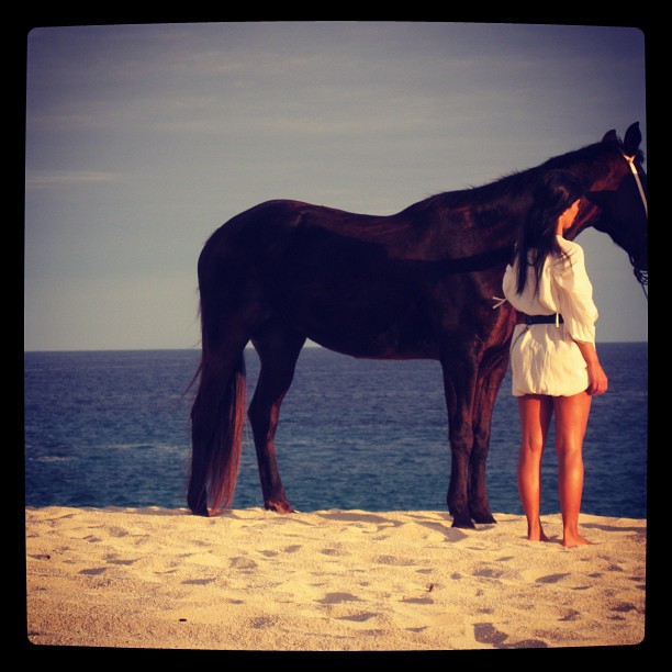 Horse back riding...