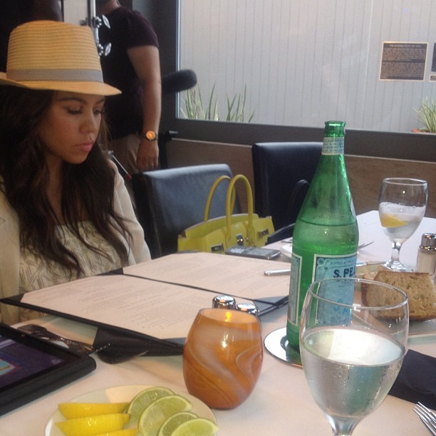 Rob's invisible friend Bernard is sitting next to Kourt....so Rob says ...