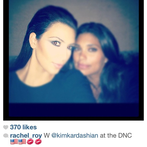 Stole your pic @rachel_roy ummm why are you blurry? ...