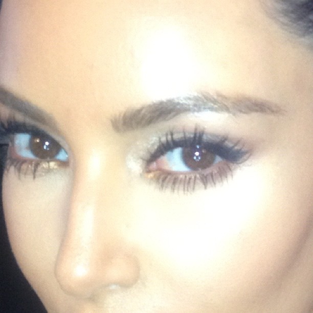 No fake lashes today! #LoveBeingArmenian...