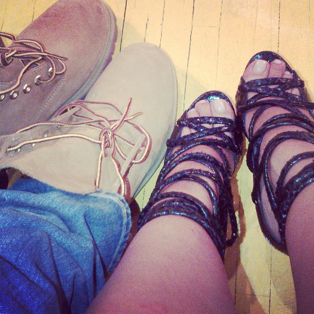 Getting ready for a big night ahead with Tim & Tom lol (Tims & Tom Fords)...