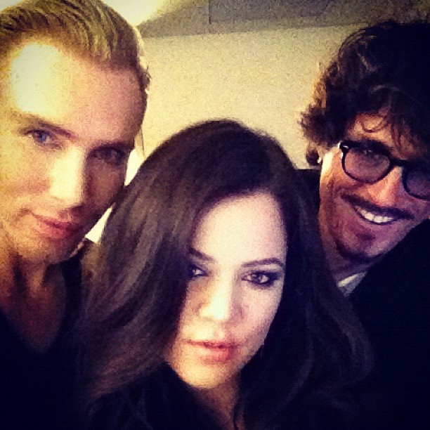 Glam squad! @kristoferbuckle @clydehairgod...