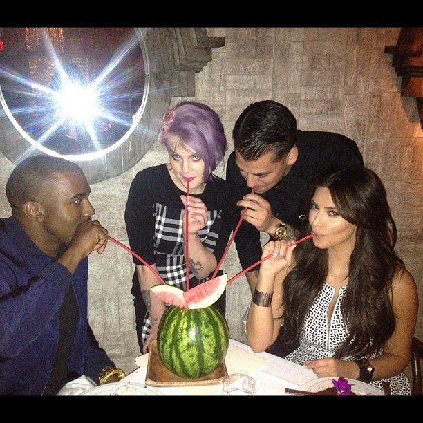 Flashback Friday! Lovd this pic of me @robkardashian @misskellyo @kanyewest a fe...