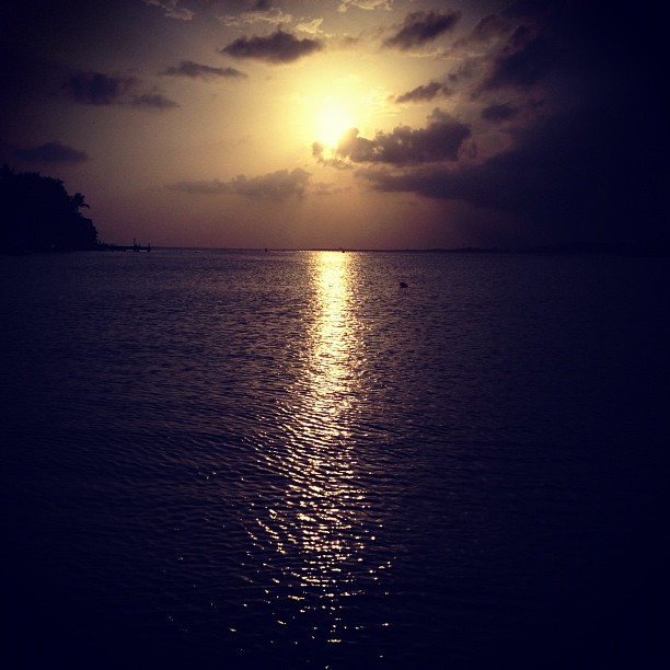 By the ocean, watching the sunset with my one and only :) (mason)...
