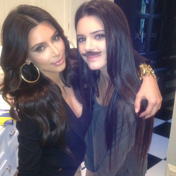 Someone needs a wax! Lol @kendallnjenner...