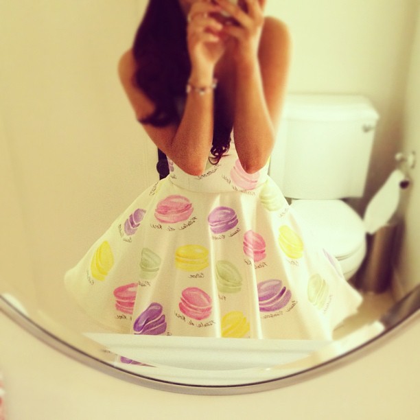 My Ladureé inspired dress for tonight! Thank you so much @kenleycollins! I love ...