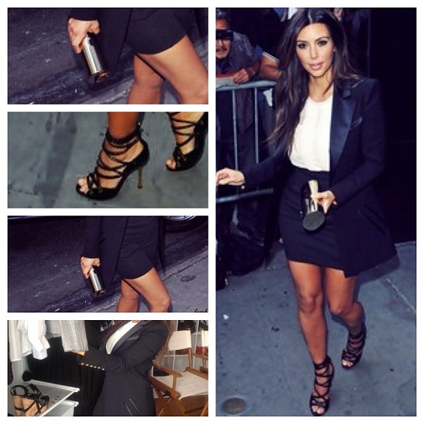 Mix & Match- Balmain  blazer, K-Dash lace top, Kardashian Kollection skirt, Tom ...