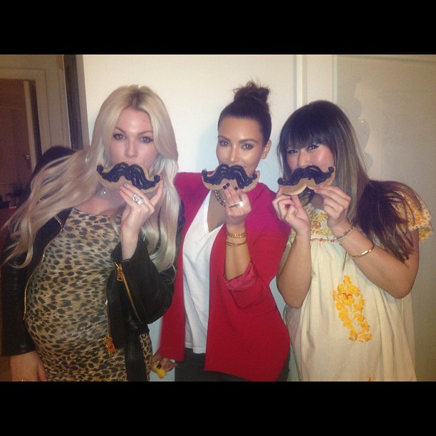 Mustache crew @joycebonelli @tracyhnguyen...