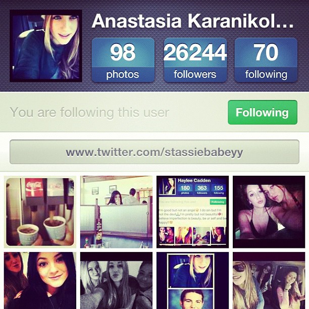 Your not loving until u follow @stassiebabeyy...