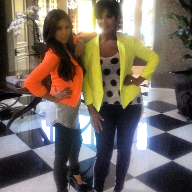 Mommy & Me matching! #neon...