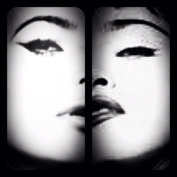 Look what @robscheppy made! Me & Madonna at age 31. Love this Robby!!!...