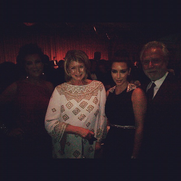 Meeting Martha Stewart was iconic! Cute pic from tonight of @krisjenner& I w @Ma...