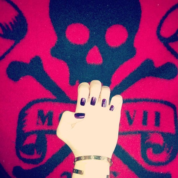 Purple...