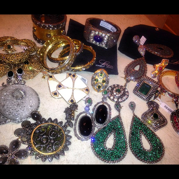 I feel like a kid in a candy store! Loving my girl @lorenridinger's new Loren Je...