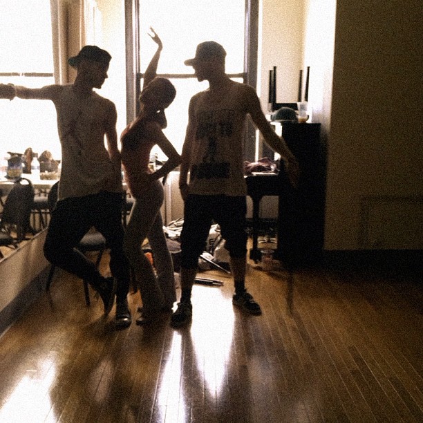 From rehearsal today @iamskot @brilovelife ...
