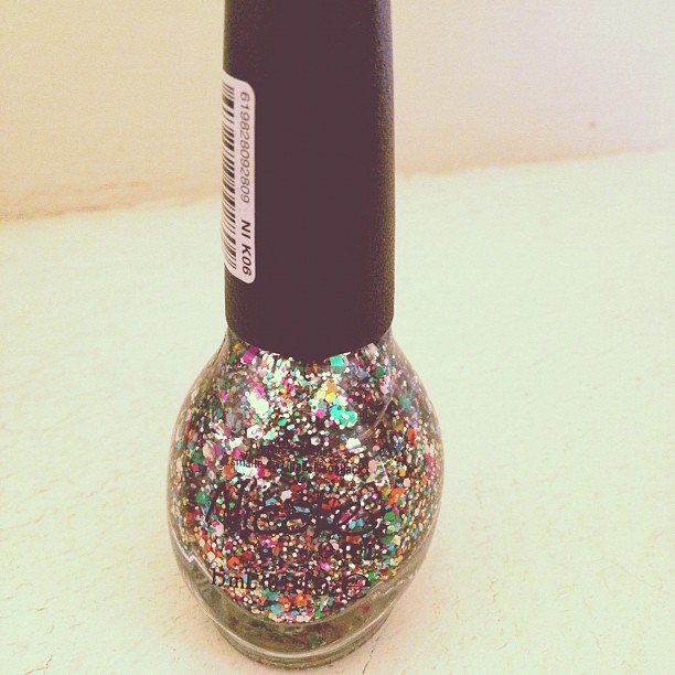 My beautiful friend @juliafriedmann has my nail polish on her desk. #truefriend...