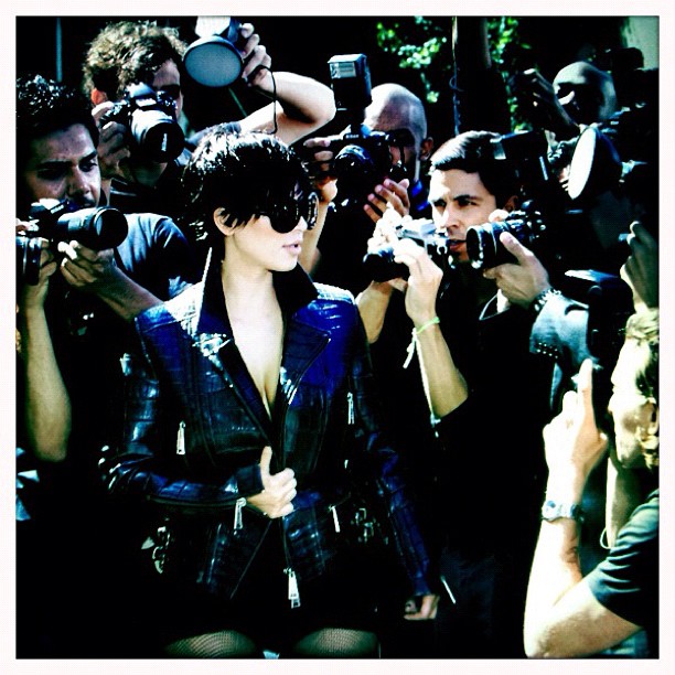 Amazing shoot today for Vogue Italia! Thank you @Rushka_Bergman & @akafrancesco ...