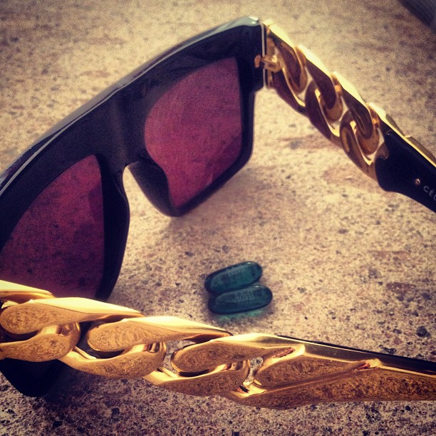 Sunglasses & Advil...last night was mad trill...