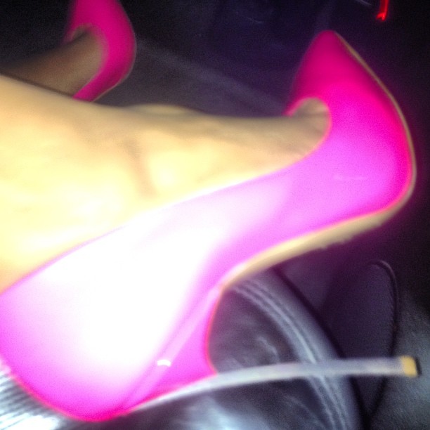 I've waited sooo long for the perfect hot pink heel! I'm in love! #ThanksCasadei...