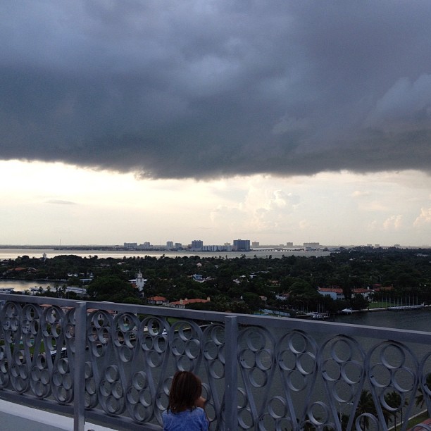 It's going to rain...