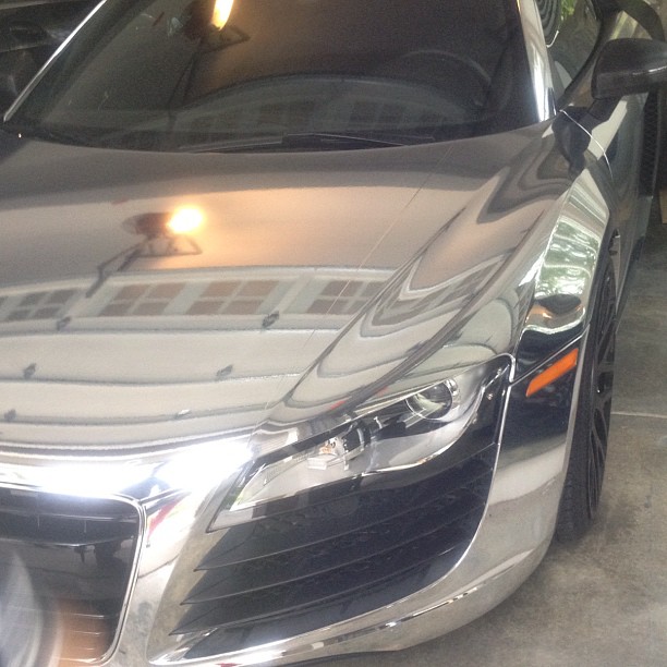 Scott's sick new car! Chrome!...