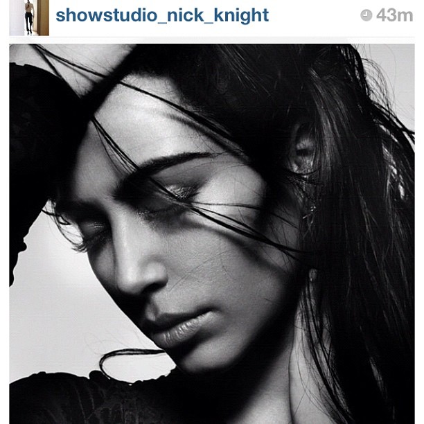 Check out a sneak peek of my VMag shoot with Nick Knight!!! Love him...