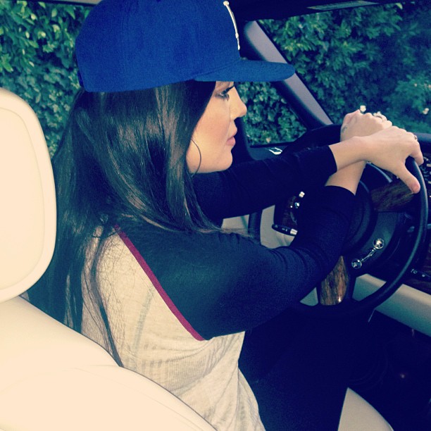 @khloekardashian rolls in her rolls...