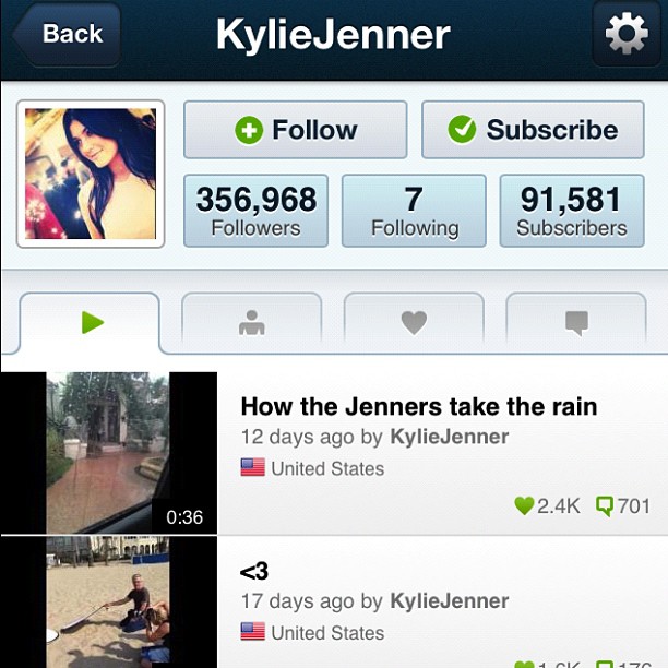 Get Keek in the App Store and follow and subscribe to me :))))...