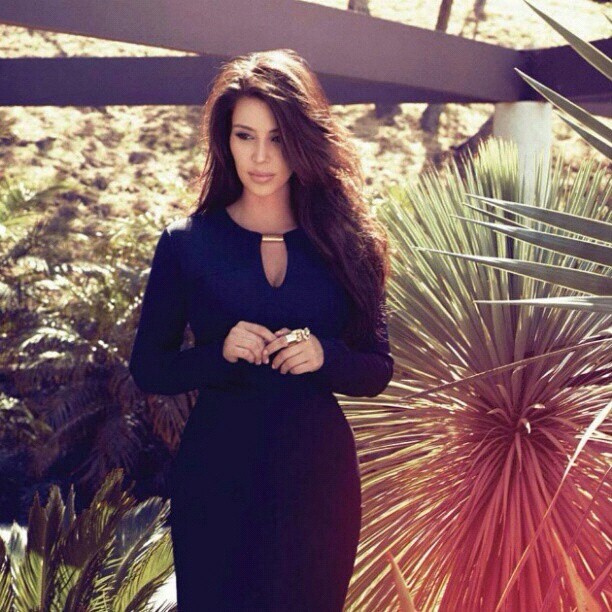 New Kardashian Kollection dress with Belle Noel Jewelry...