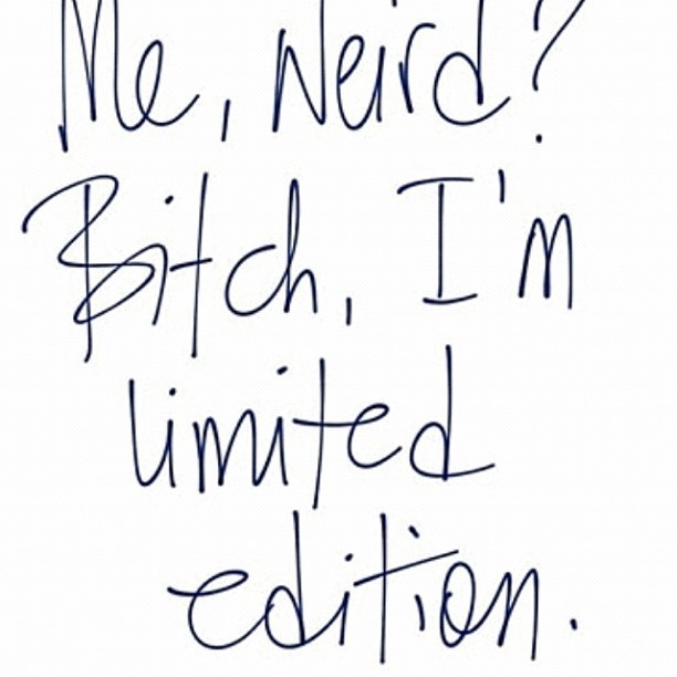 For reals...