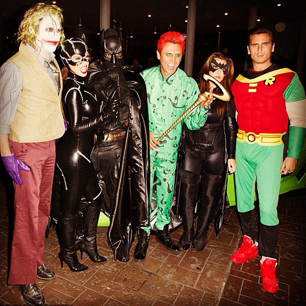 Our Bat Clique last night! Anthony, Me, Kanye, Jonathan, Kourtney, Scott...