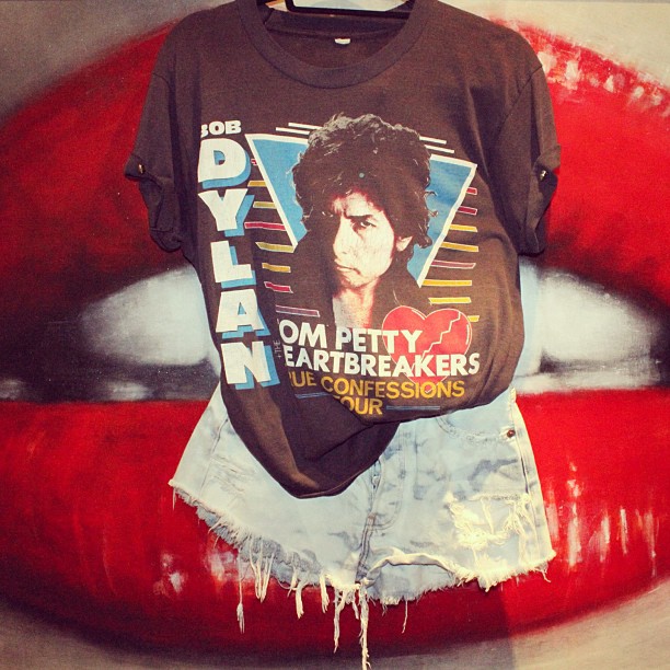 Probably too cold to wear this today but doing it anyway. #vintageBobDylan @bamb...