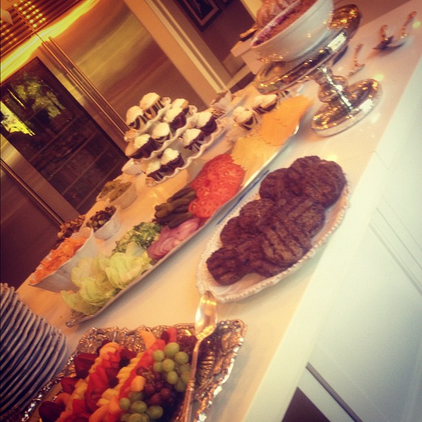Family BBQ for @scottdisick's birthday!!!!...