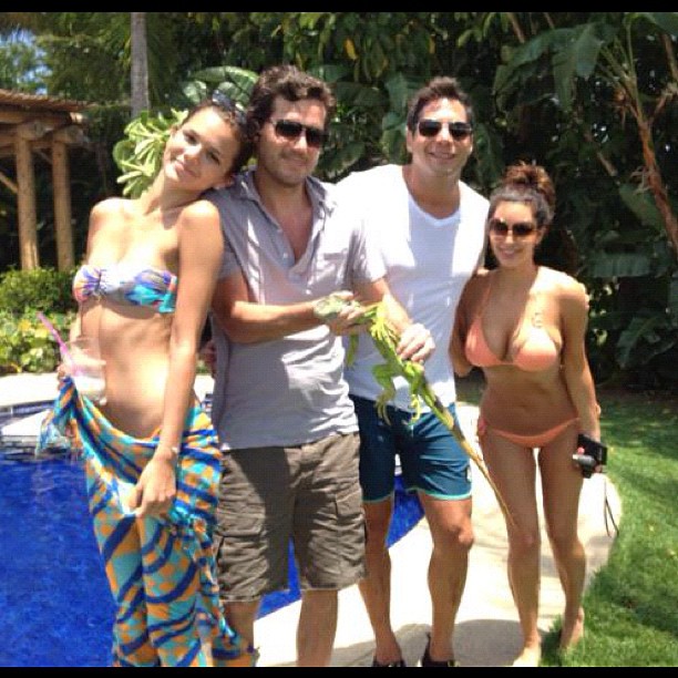 We helped the Iguana out to safety! Thanks @scottsartiano @allierisso @ joefranc...